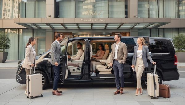 Location Mercedes Classe V : le choix premium pour voyager en groupe